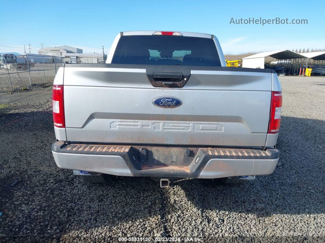 2018 Ford F-150 Xl Silver vin: 1FTEW1E50JKF35950