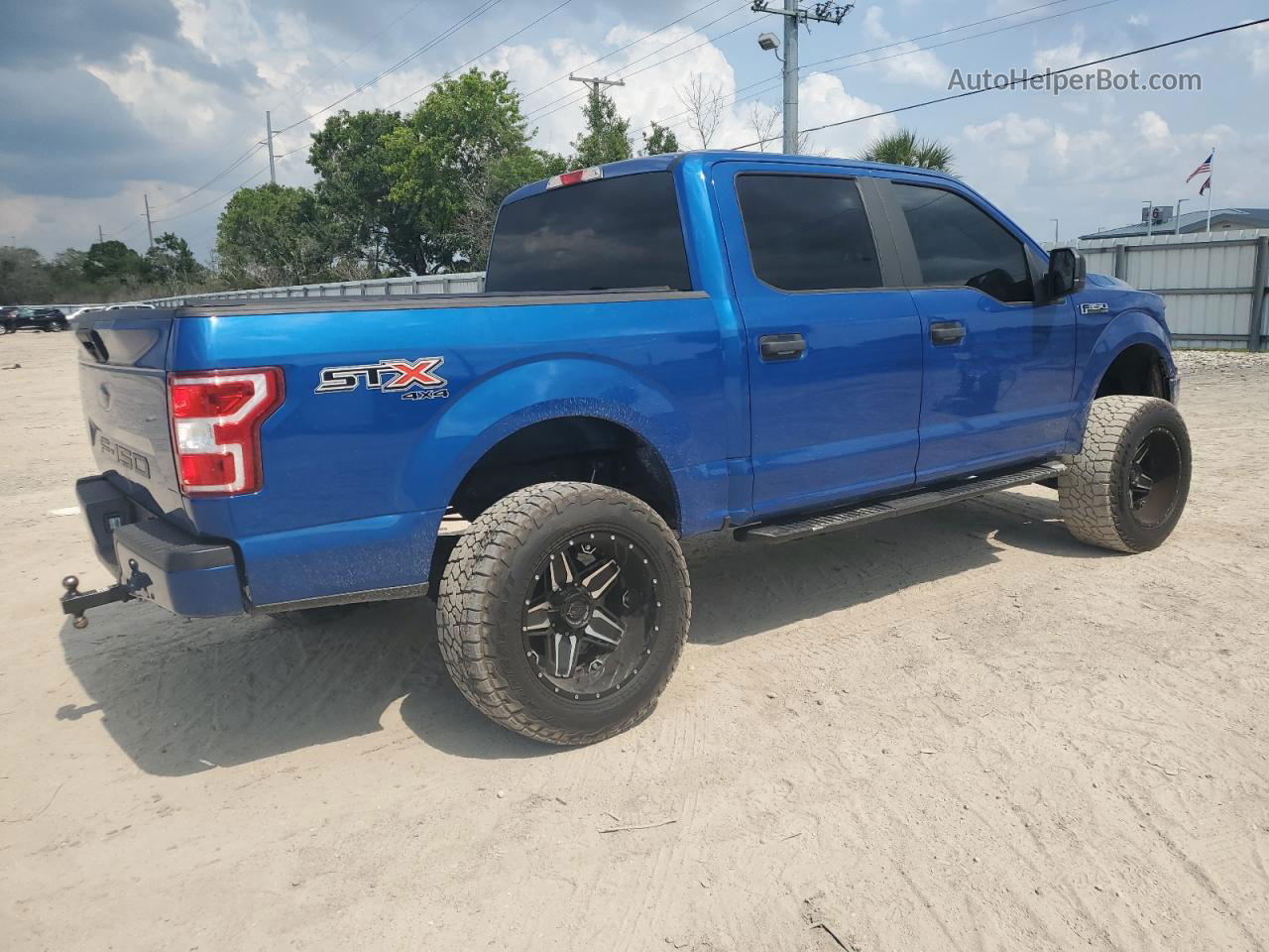 2018 Ford F150 Supercrew Blue vin: 1FTEW1E50JKF68401