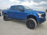 2018 Ford F150 Supercrew Blue vin: 1FTEW1E50JKF68401