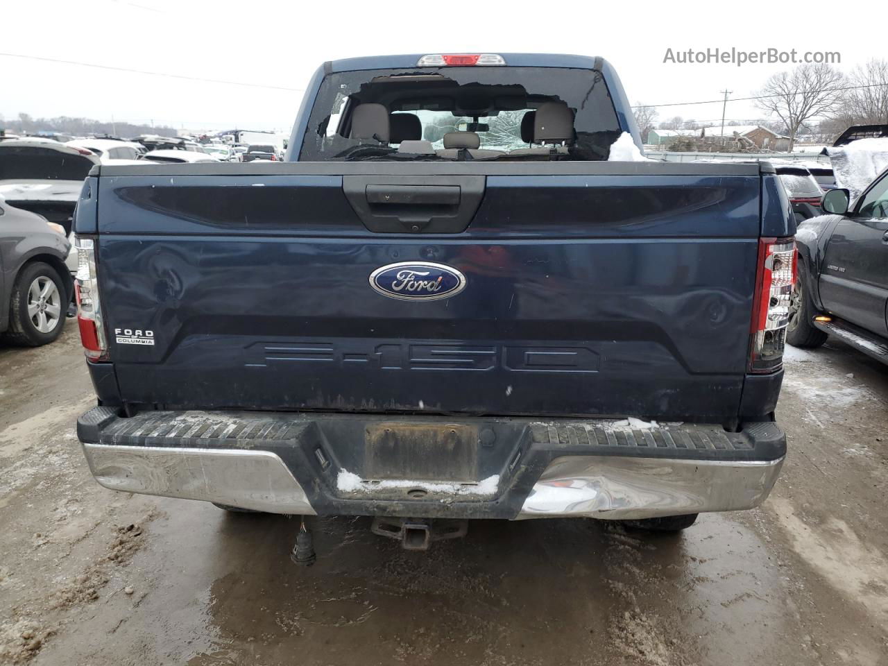 2019 Ford F150 Supercrew Blue vin: 1FTEW1E50KFA65462