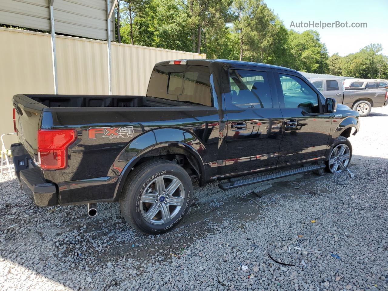 2019 Ford F150 Supercrew Black vin: 1FTEW1E50KFD48752