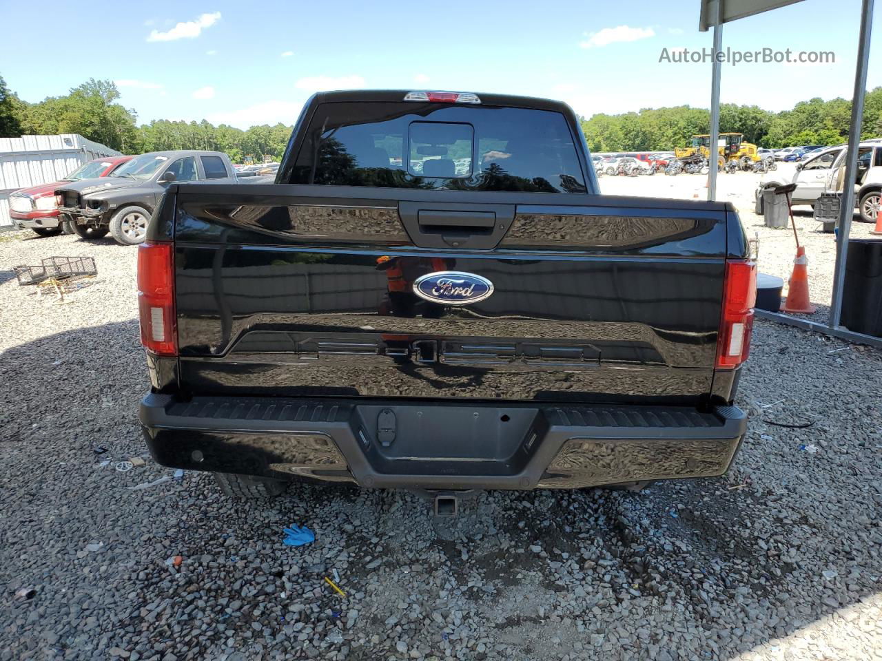 2019 Ford F150 Supercrew Black vin: 1FTEW1E50KFD48752