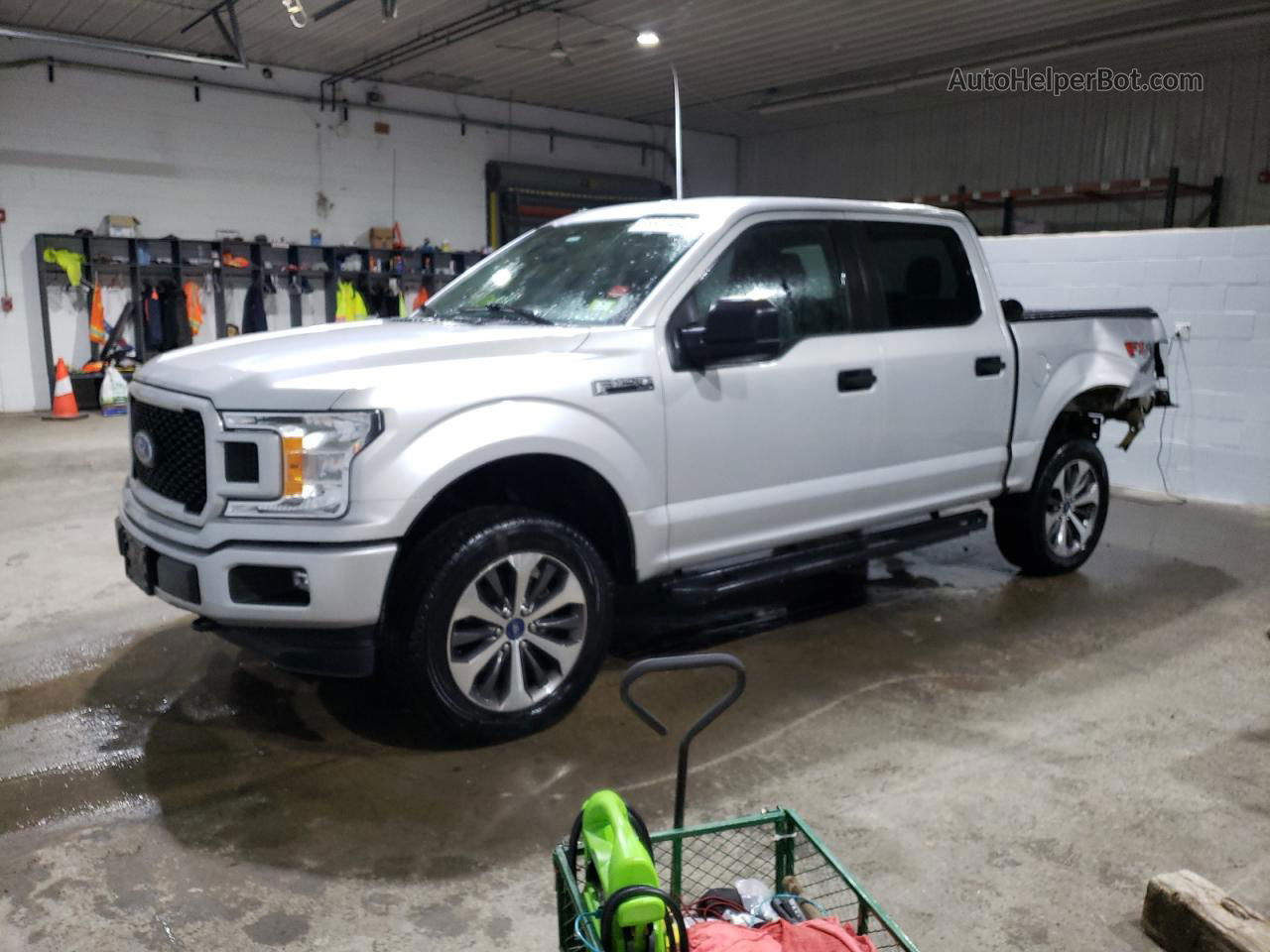 2019 Ford F150 Supercrew Серебряный vin: 1FTEW1E50KKC81531