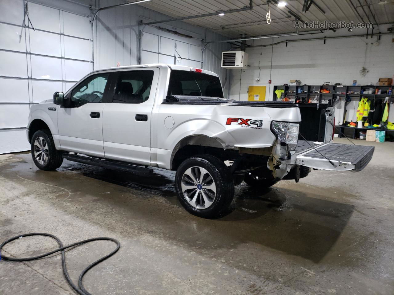 2019 Ford F150 Supercrew Silver vin: 1FTEW1E50KKC81531