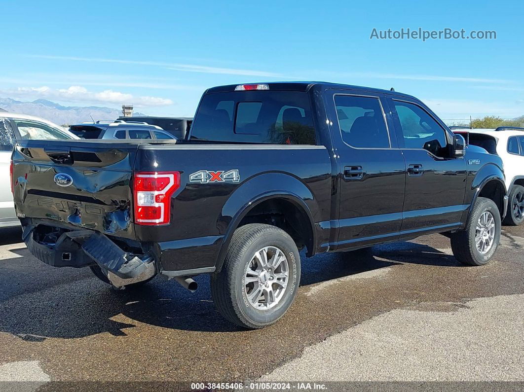 2019 Ford F-150 Lariat Черный vin: 1FTEW1E50KKD49150