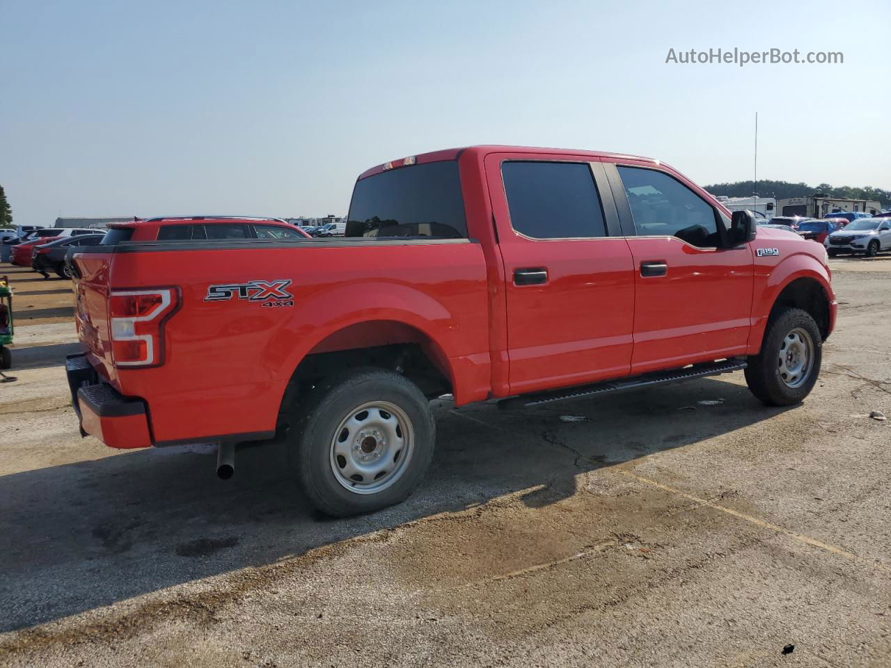 2019 Ford F150 Supercrew Red vin: 1FTEW1E50KKE73743