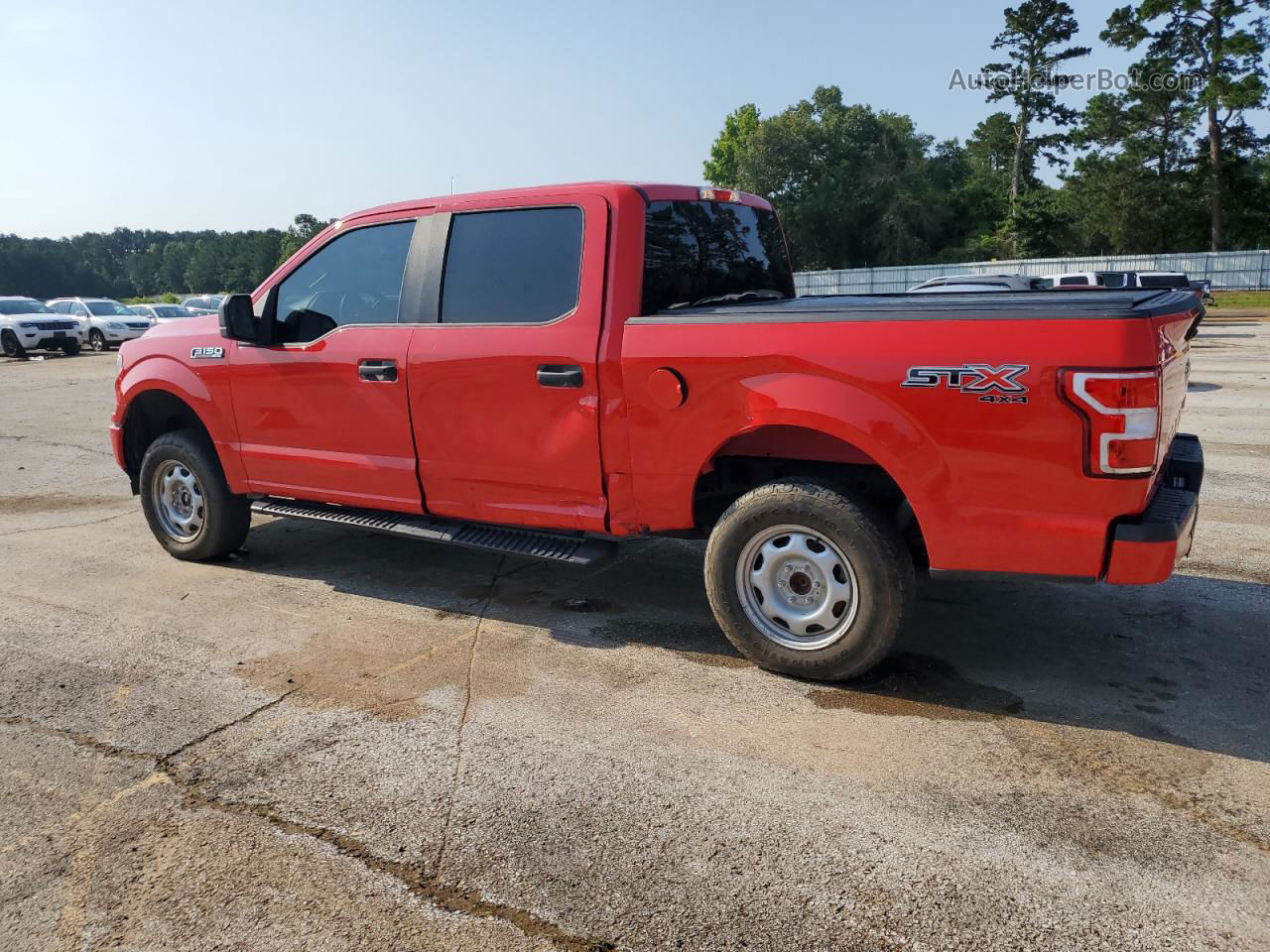 2019 Ford F150 Supercrew Red vin: 1FTEW1E50KKE73743