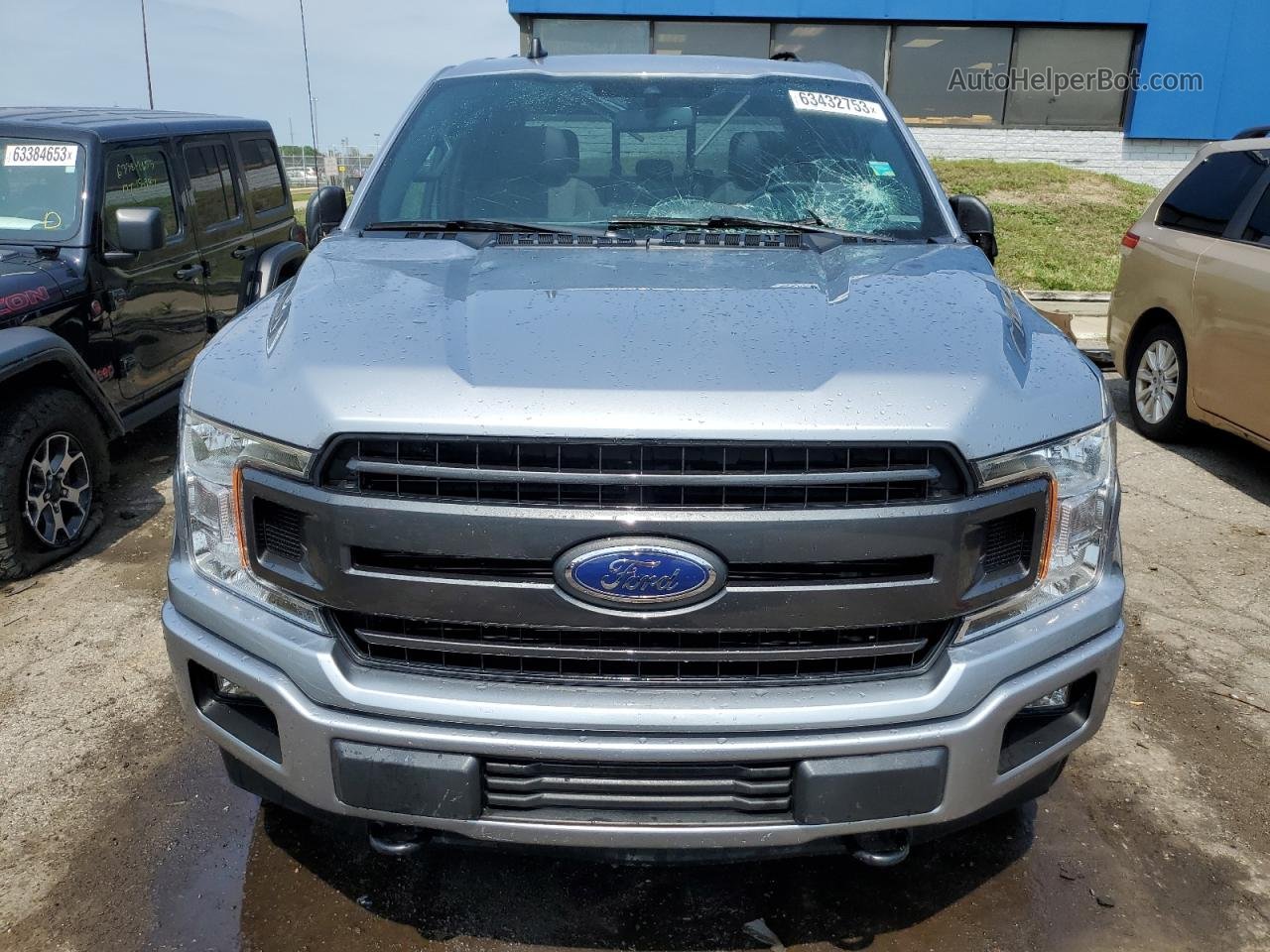 2020 Ford F150 Supercrew Silver vin: 1FTEW1E50LFB14743