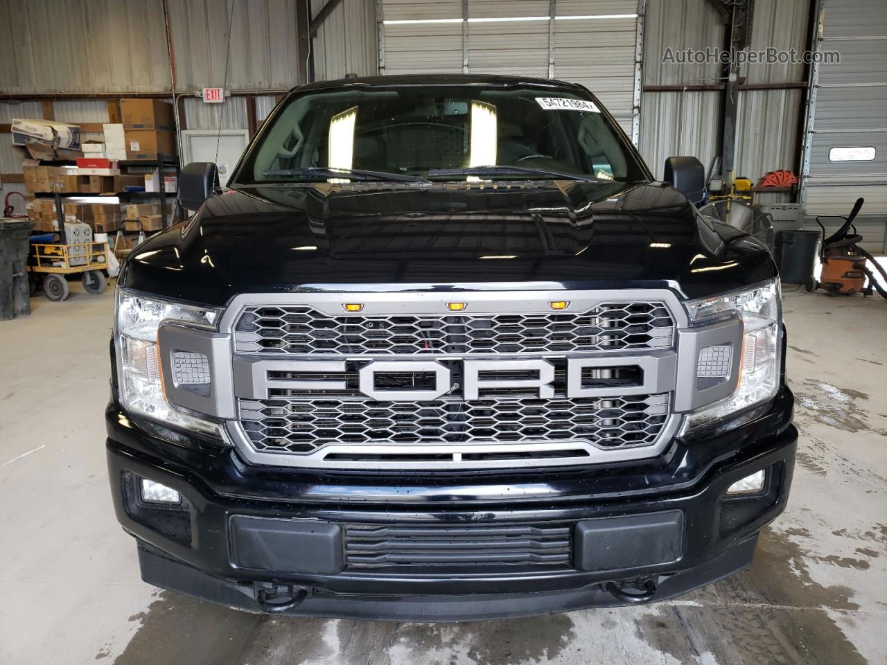 2018 Ford F150 Supercrew Черный vin: 1FTEW1E51JKC34779