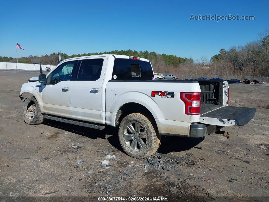 2018 Ford F-150 Xlt White vin: 1FTEW1E51JKF43524