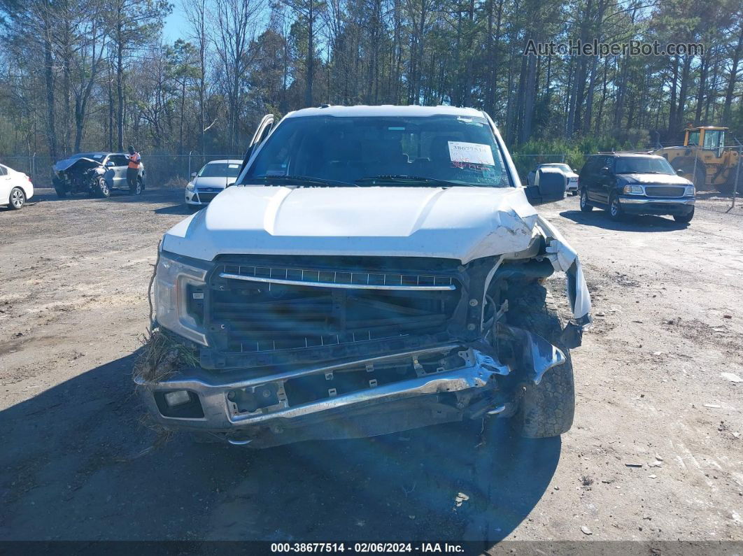 2018 Ford F-150 Xlt White vin: 1FTEW1E51JKF43524