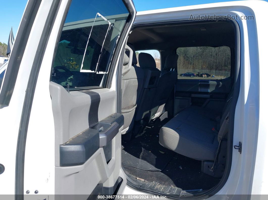 2018 Ford F-150 Xlt White vin: 1FTEW1E51JKF43524