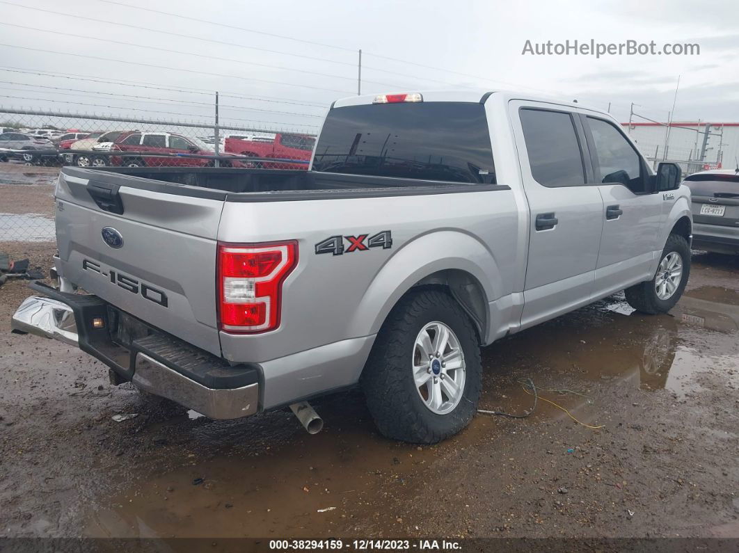 2019 Ford F-150 Xlt Silver vin: 1FTEW1E51KFC56825