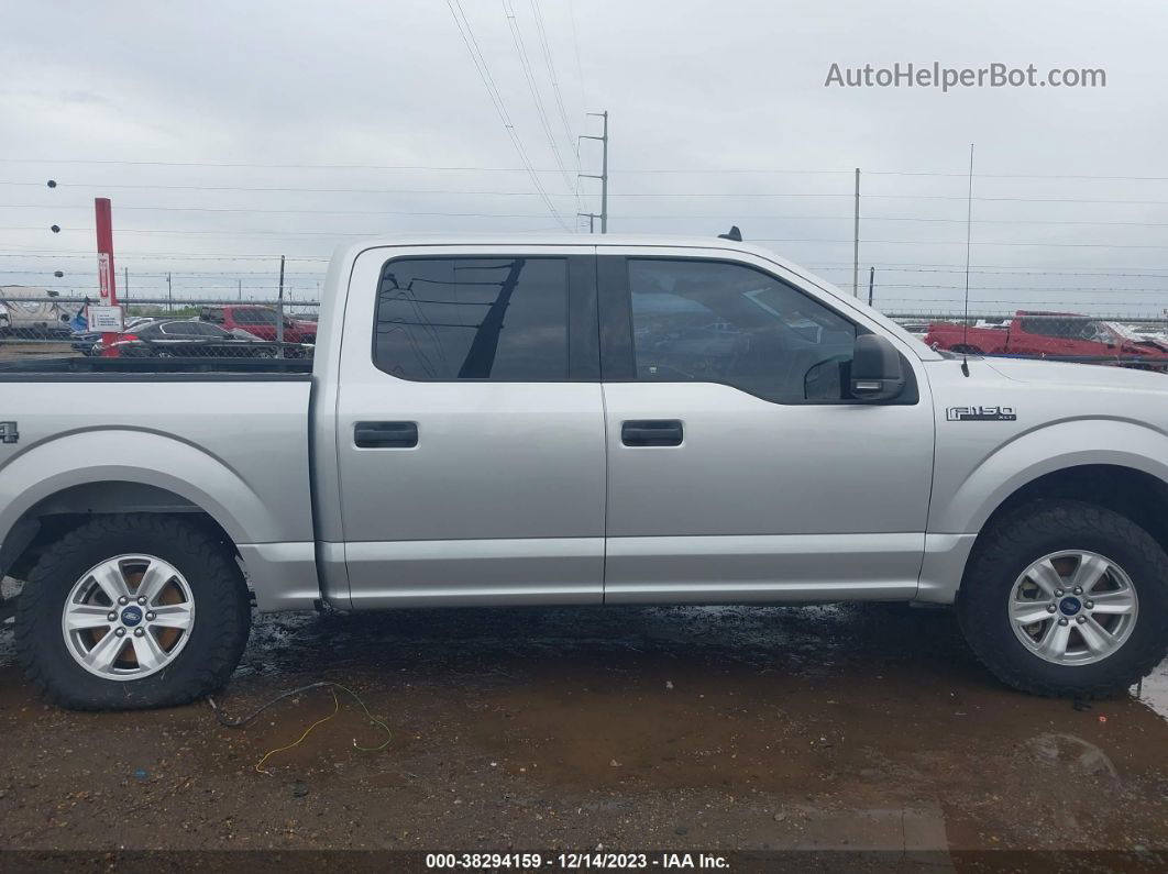 2019 Ford F-150 Xlt Silver vin: 1FTEW1E51KFC56825