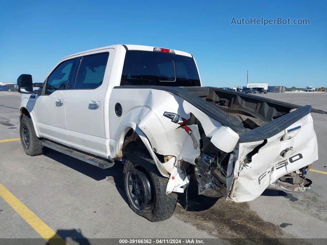 2019 Ford F-150 Lariat White vin: 1FTEW1E51KKD03438