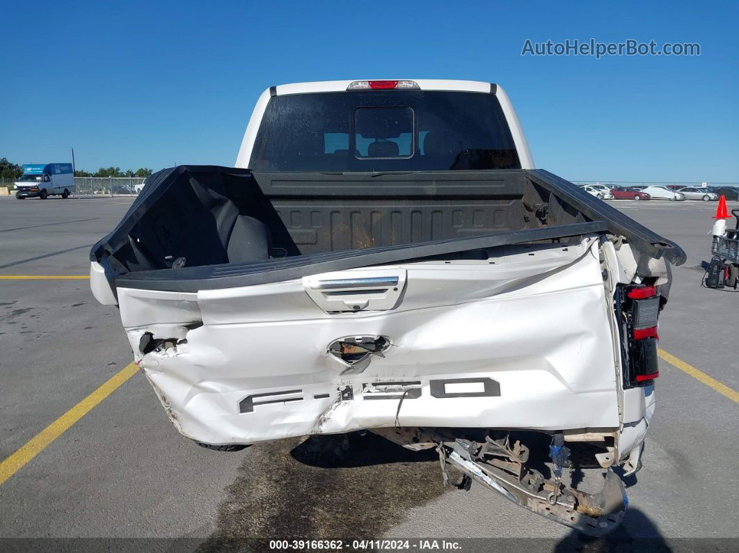 2019 Ford F-150 Lariat White vin: 1FTEW1E51KKD03438