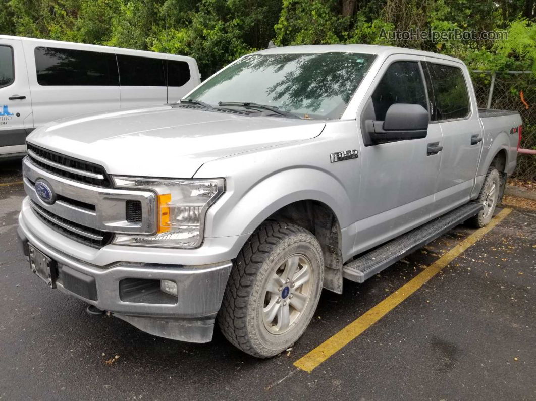 2019 Ford F-150 Xlt Silver vin: 1FTEW1E51KKD16285