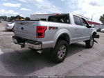 2019 Ford F-150 Lariat Silver vin: 1FTEW1E51KKE88879