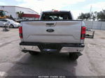 2019 Ford F-150 Lariat Silver vin: 1FTEW1E51KKE88879