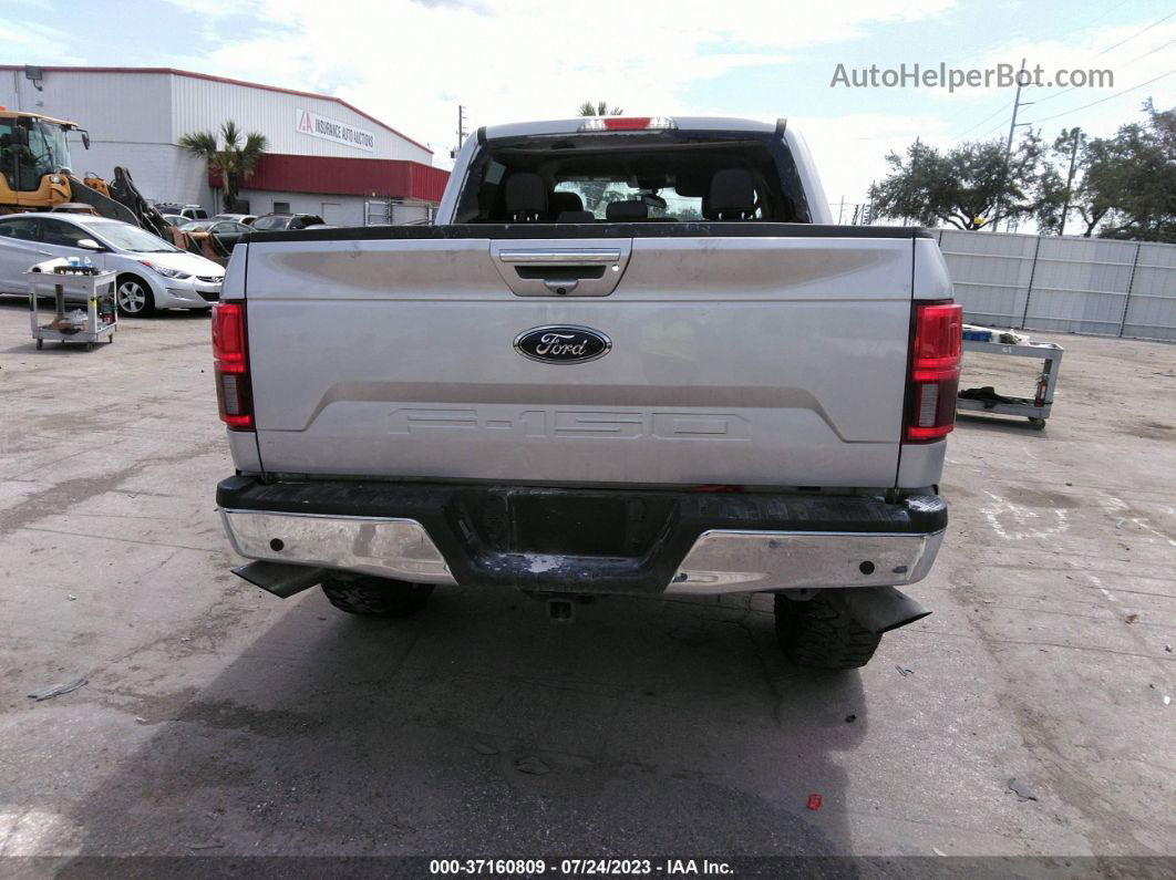 2019 Ford F-150 Lariat Серебряный vin: 1FTEW1E51KKE88879