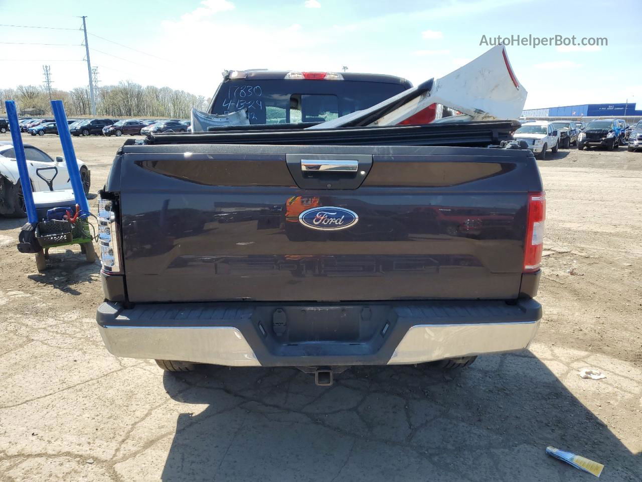 2020 Ford F150 Supercrew Black vin: 1FTEW1E51LFB77642