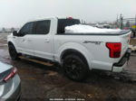 2018 Ford F-150 Lariat White vin: 1FTEW1E52JFB34487