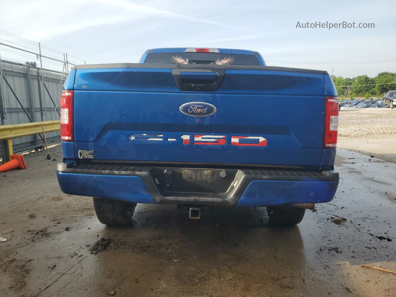 2018 Ford F150 Supercrew Blue vin: 1FTEW1E52JFE24986