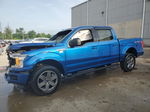 2018 Ford F150 Supercrew Blue vin: 1FTEW1E52JFE24986