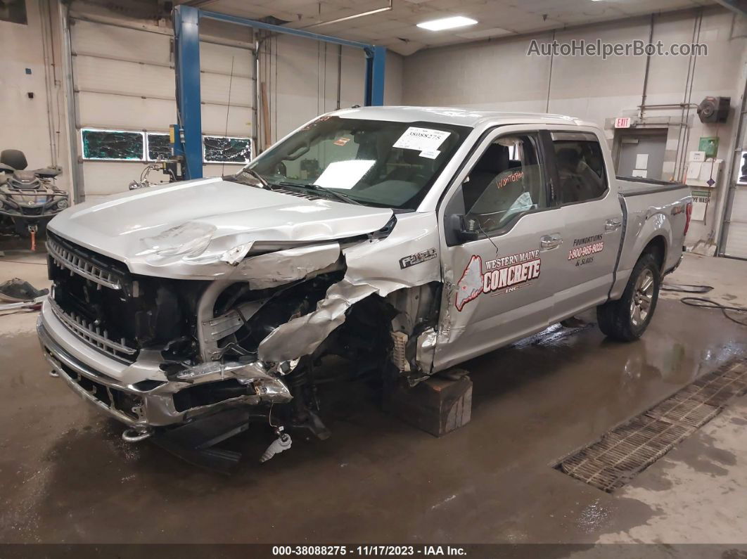 2018 Ford F-150 Xlt Silver vin: 1FTEW1E52JFE72021