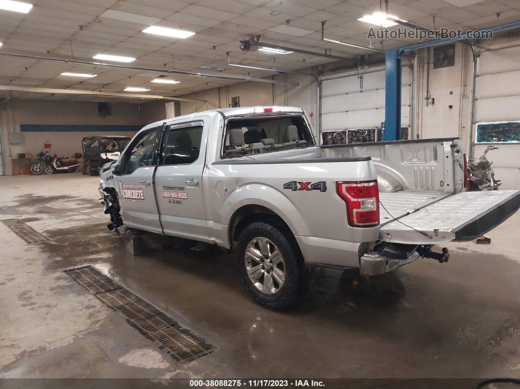 2018 Ford F-150 Xlt Silver vin: 1FTEW1E52JFE72021