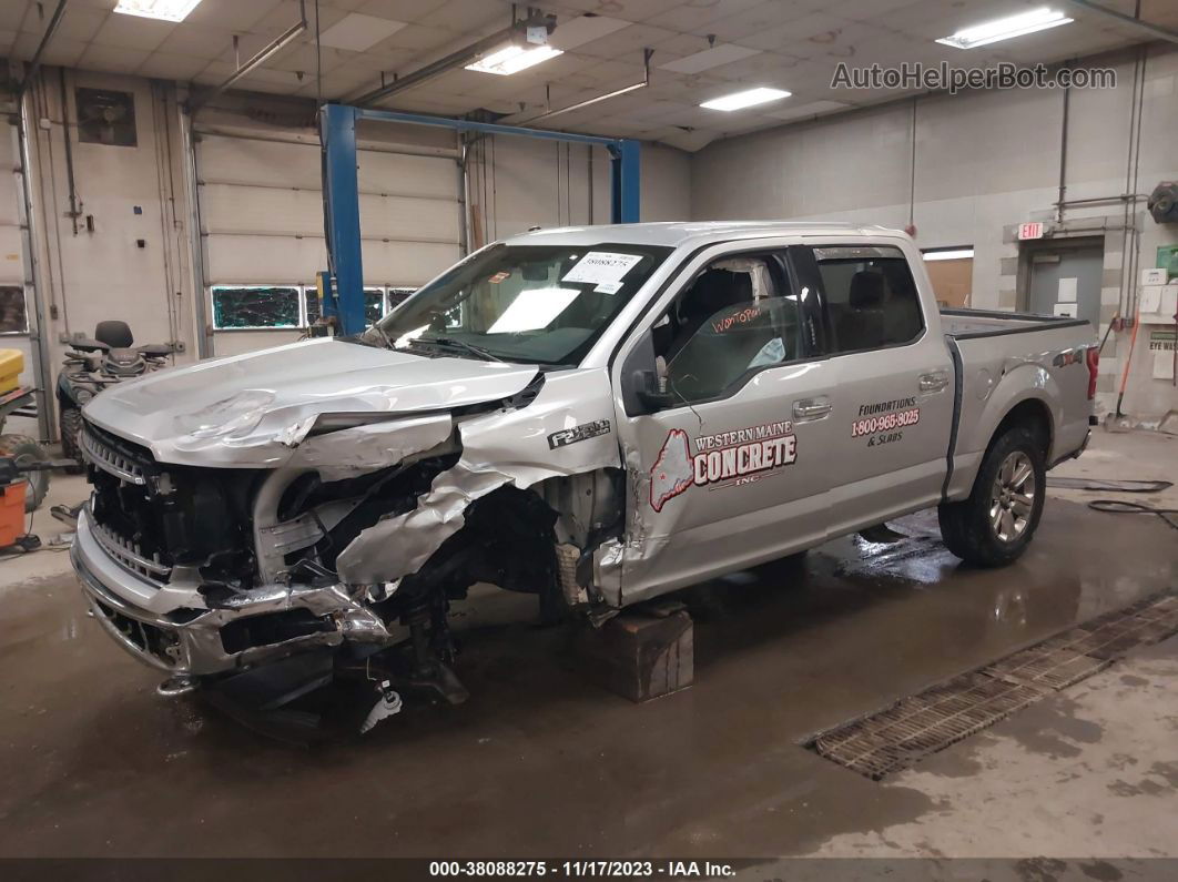 2018 Ford F-150 Xlt Silver vin: 1FTEW1E52JFE72021