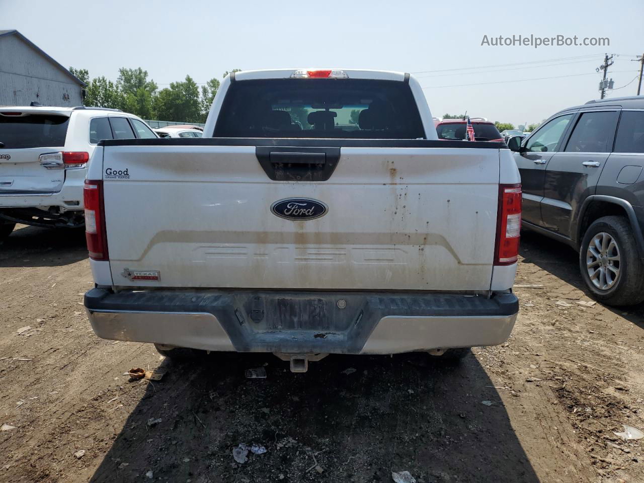 2018 Ford F150 Supercrew White vin: 1FTEW1E52JKE36188