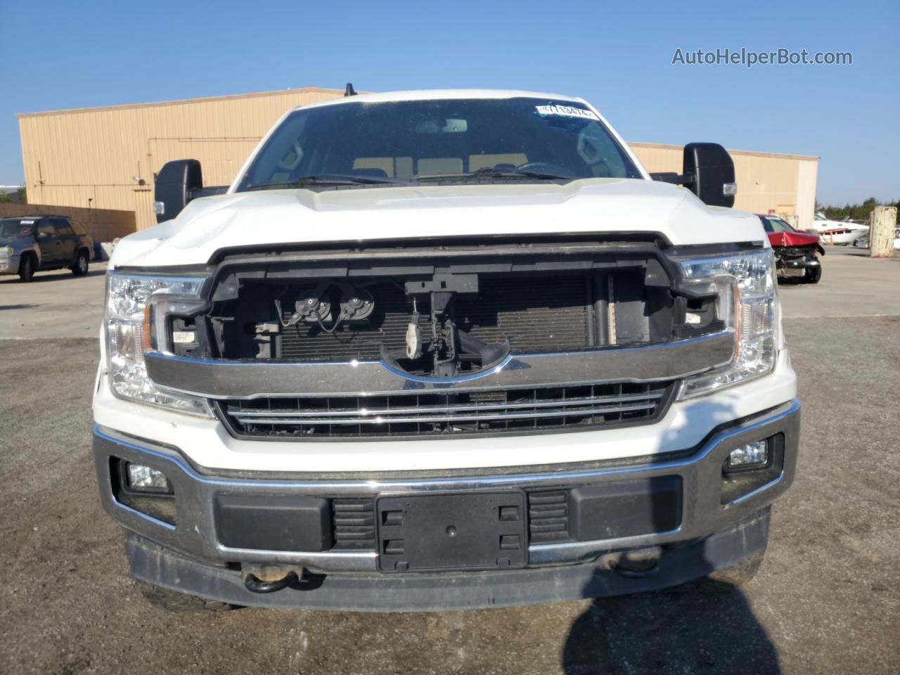 2019 Ford F150 Supercrew White vin: 1FTEW1E52KFA74177