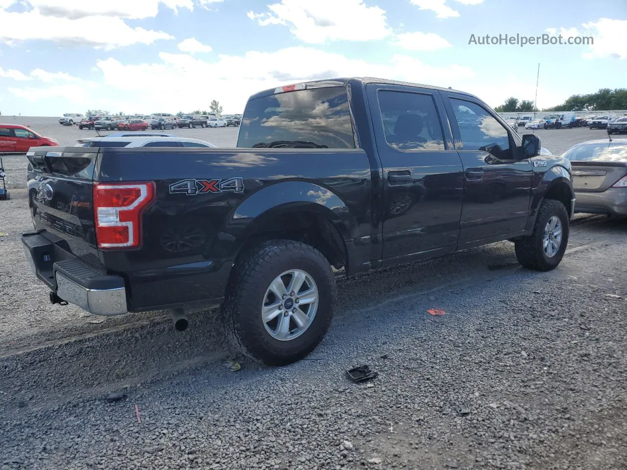 2019 Ford F150 Supercrew Black vin: 1FTEW1E52KFB21286