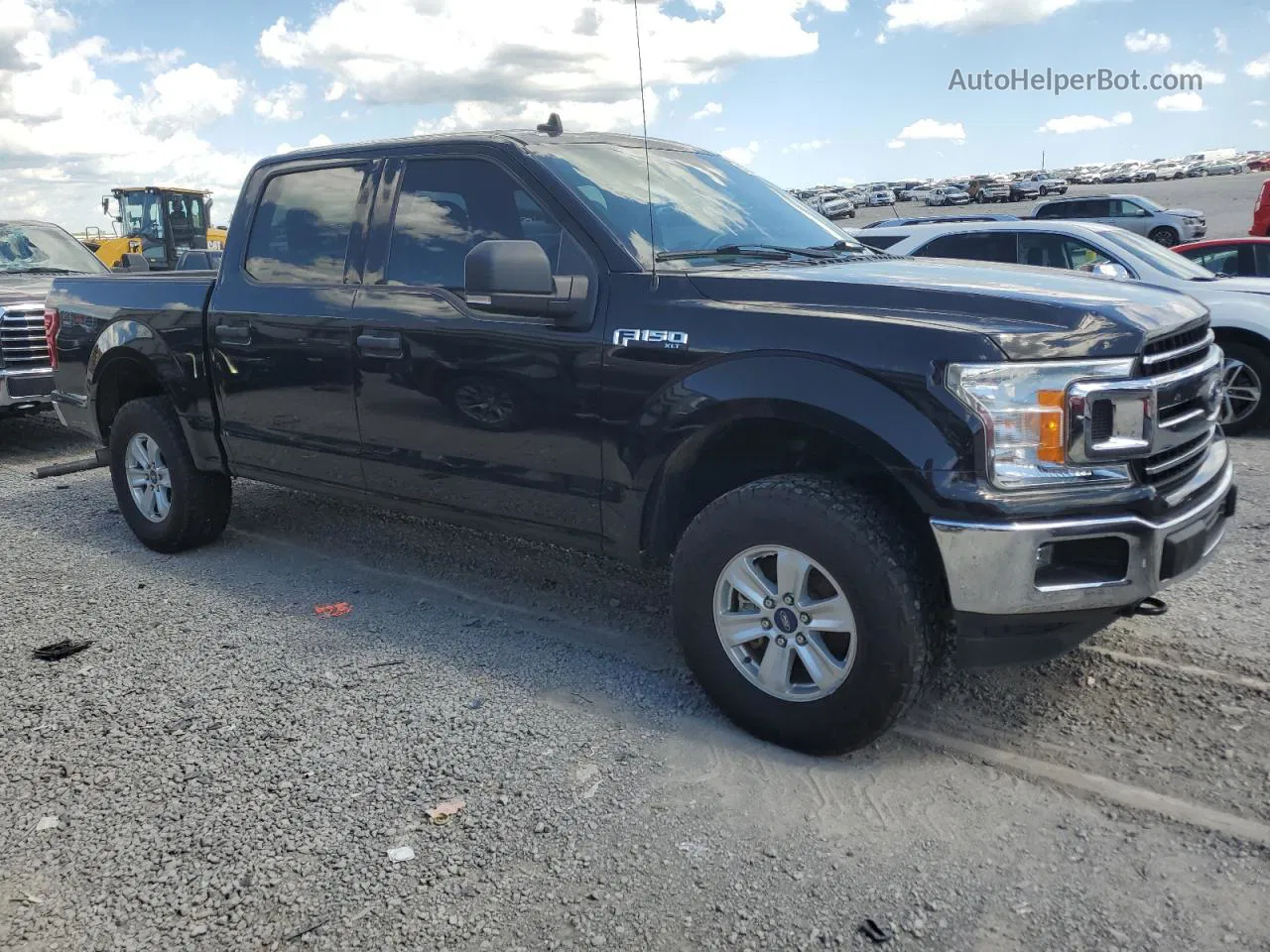 2019 Ford F150 Supercrew Black vin: 1FTEW1E52KFB21286