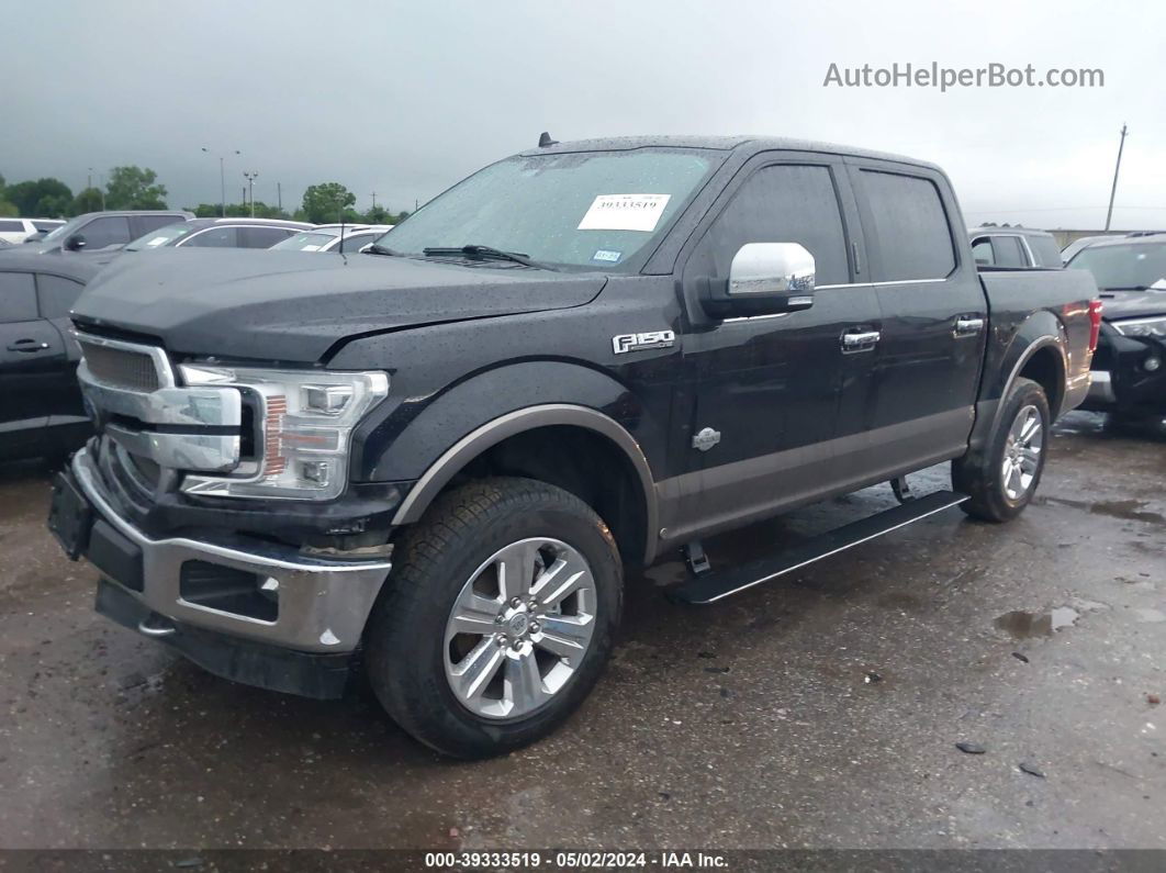 2019 Ford F-150 King Ranch Черный vin: 1FTEW1E52KFC77781