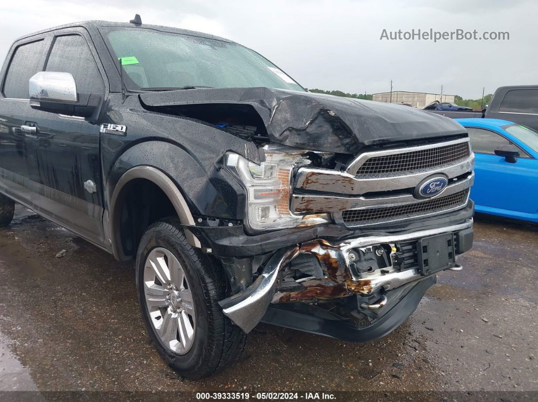 2019 Ford F-150 King Ranch Black vin: 1FTEW1E52KFC77781