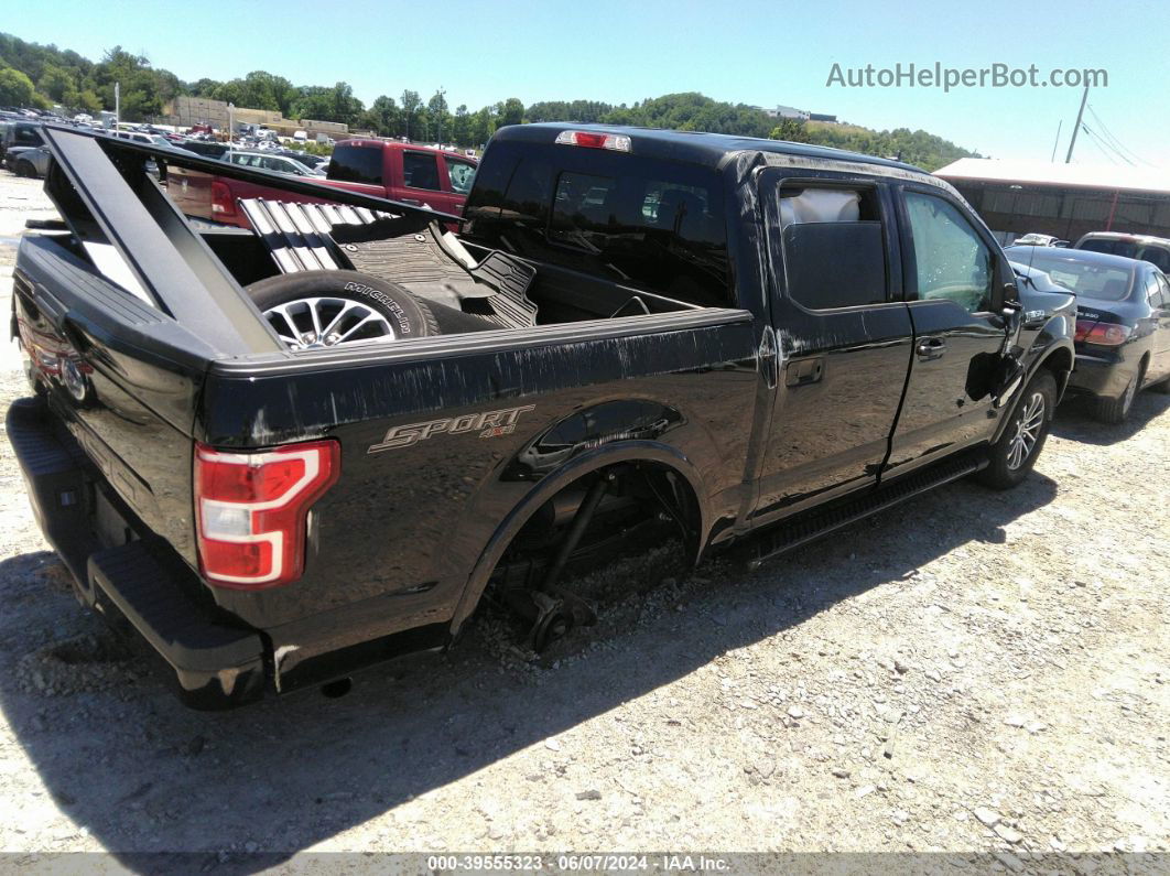 2019 Ford F-150 Xlt Black vin: 1FTEW1E52KFD41303