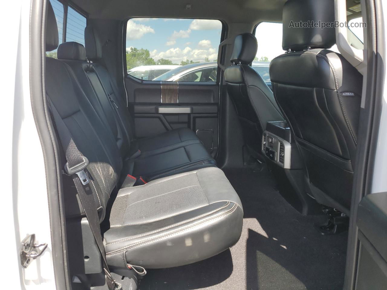 2019 Ford F150 Supercrew White vin: 1FTEW1E52KKE35477