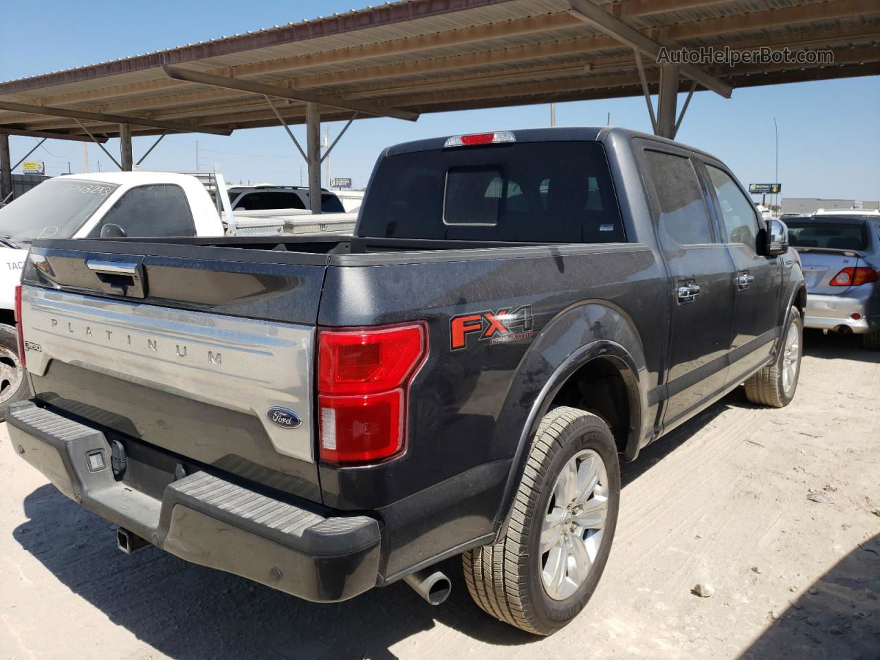 2020 Ford F150 Supercrew Gray vin: 1FTEW1E52LFA38636