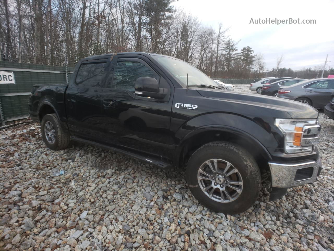 2018 Ford F150 Supercrew Black vin: 1FTEW1E53JFB33297