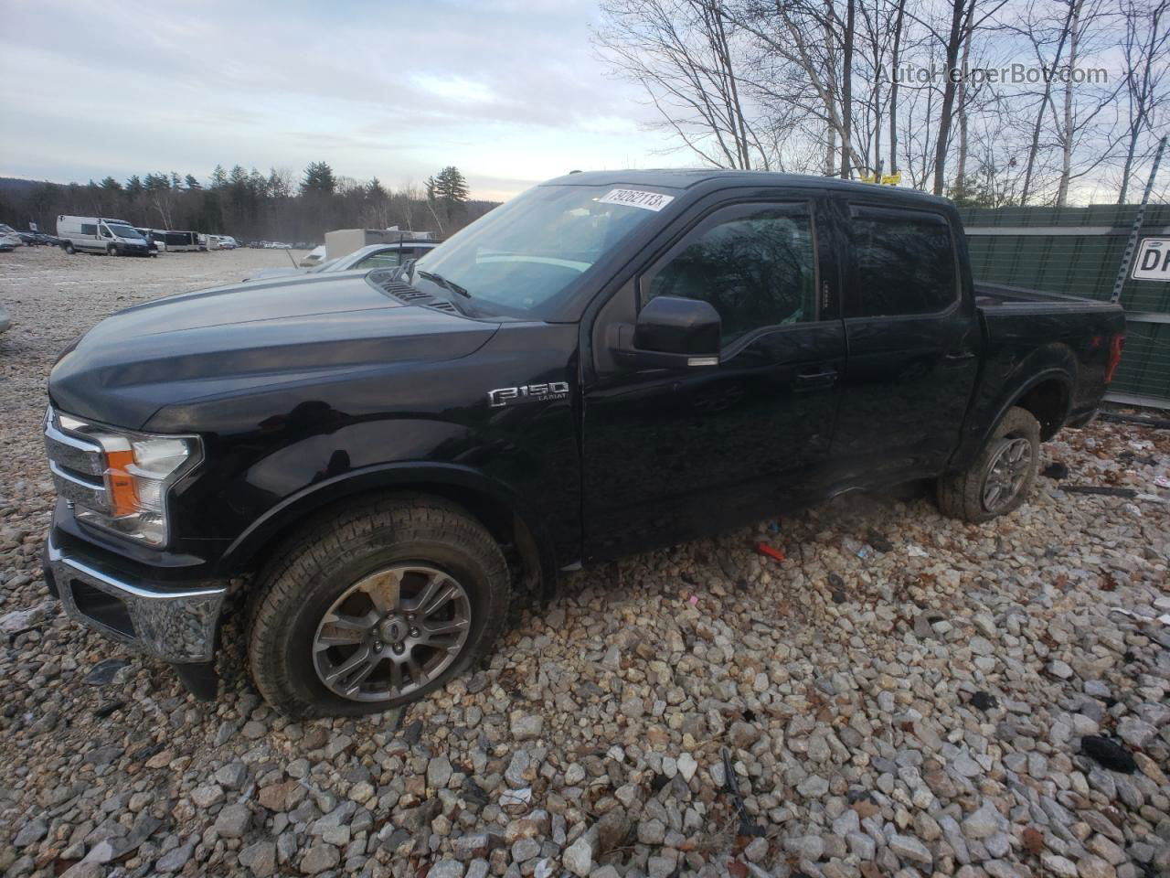 2018 Ford F150 Supercrew Black vin: 1FTEW1E53JFB33297