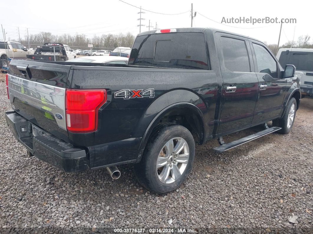 2018 Ford F-150 Platinum Black vin: 1FTEW1E53JFC99982