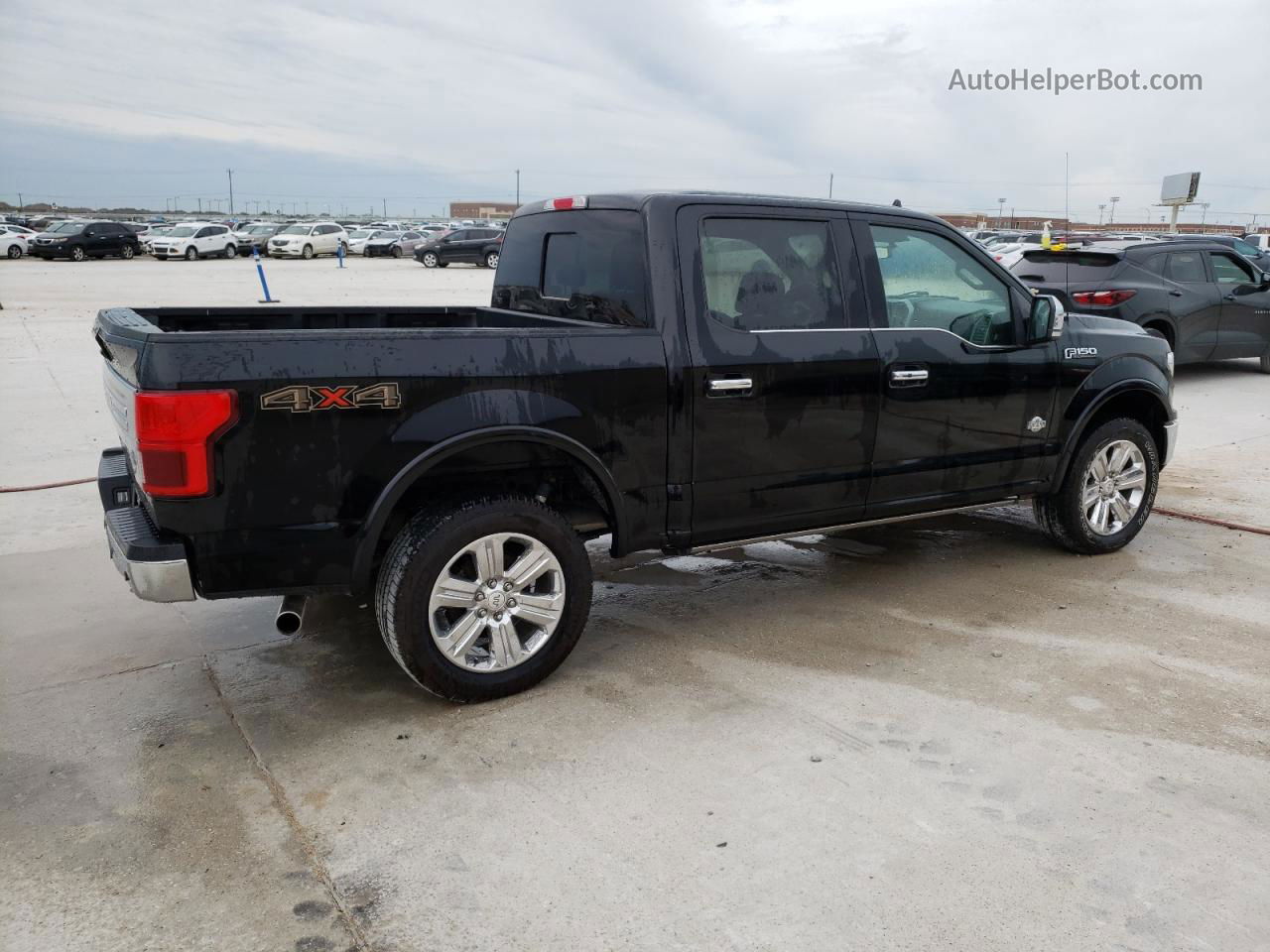 2018 Ford F150 Supercrew Черный vin: 1FTEW1E53JFE09297