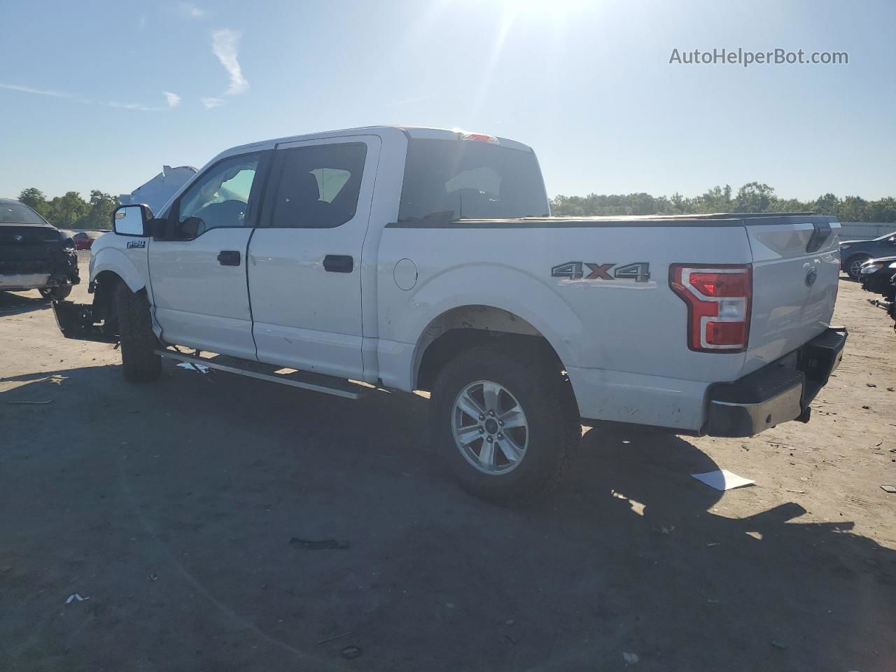 2018 Ford F150 Supercrew Белый vin: 1FTEW1E53JKE95136