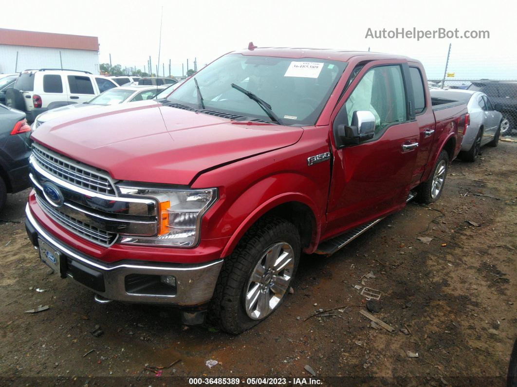 2018 Ford F-150 Xl/xlt/lariat Red vin: 1FTEW1E53JKF11867