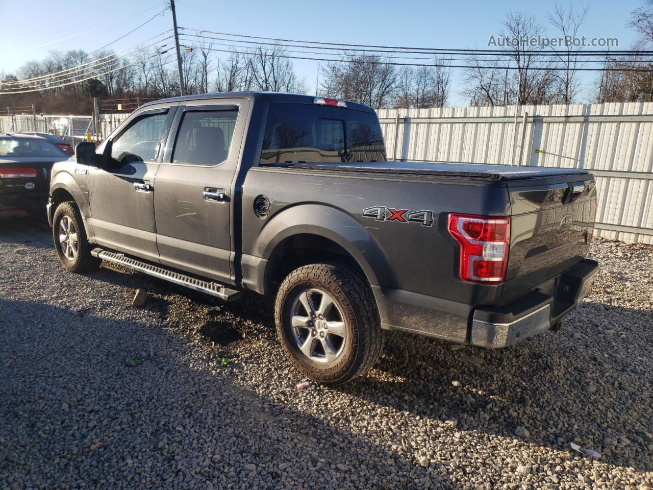 2018 Ford F150 Supercrew Gray vin: 1FTEW1E53JKF69896