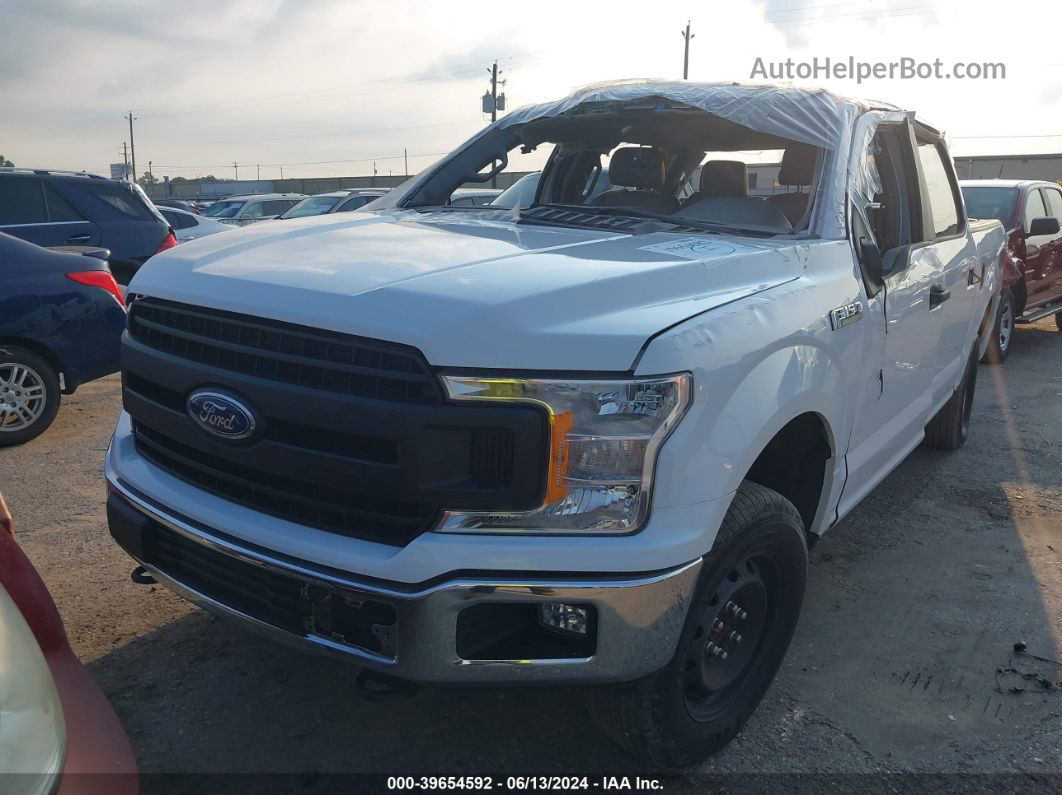 2019 Ford F-150 Xl White vin: 1FTEW1E53KFB58654