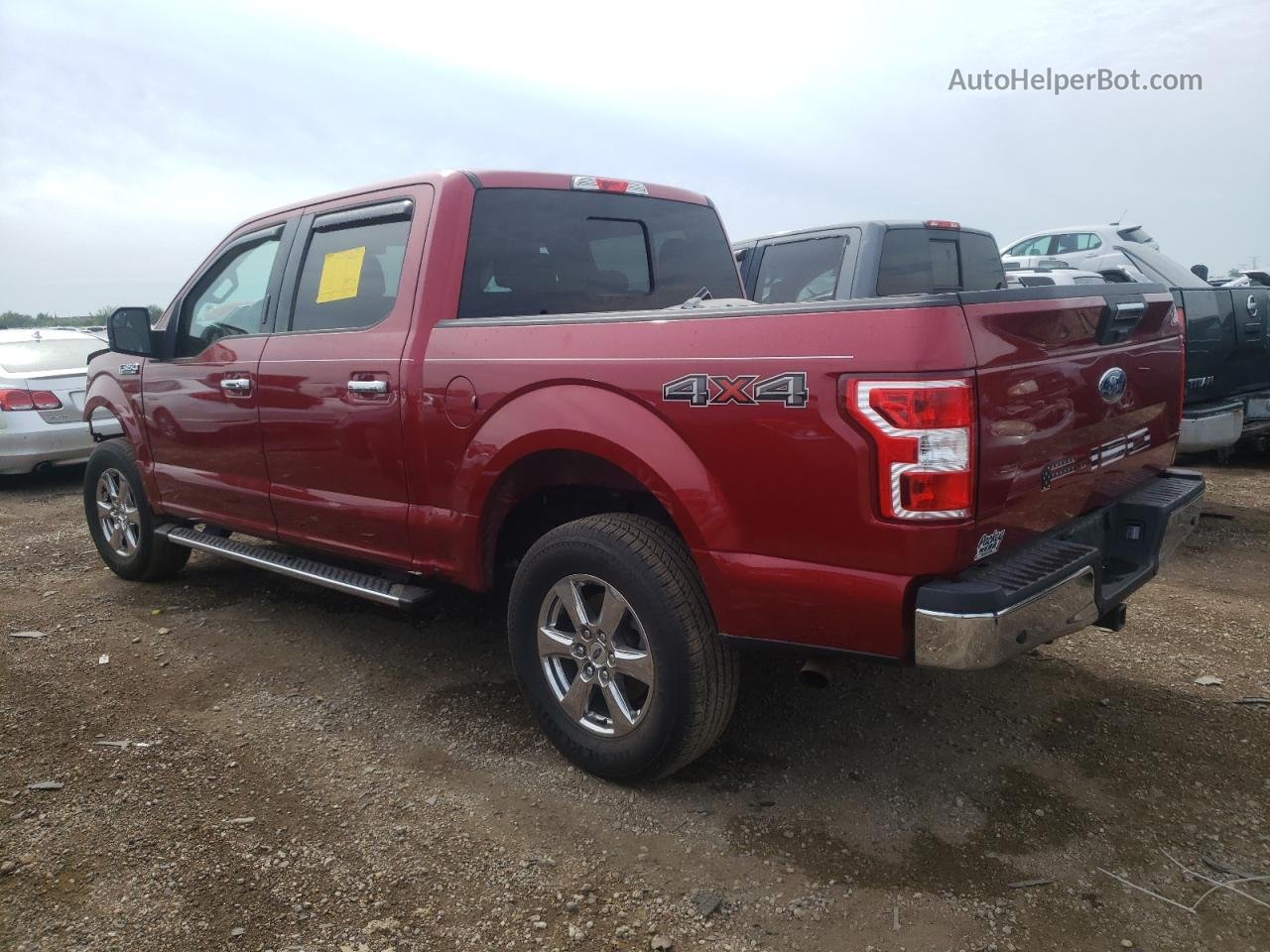 2019 Ford F150 Supercrew Red vin: 1FTEW1E53KFD40600