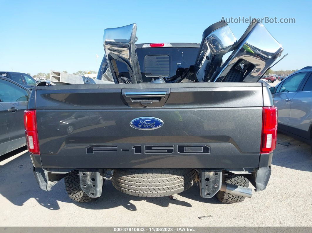 2019 Ford F-150 Lariat Gray vin: 1FTEW1E53KKC48443